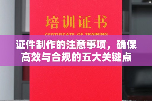 化隆证件制作的注意事项，确保高效与合规的五大关键点
