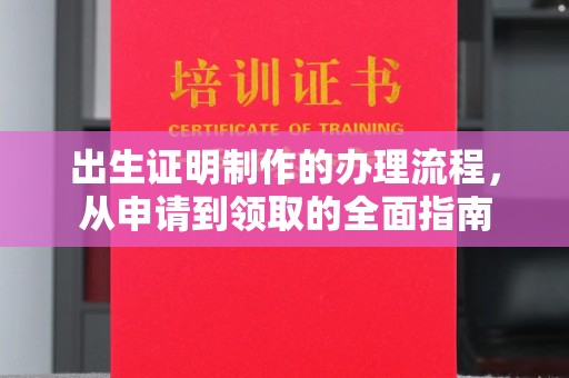 化隆出生证明制作的办理流程，从申请到领取的全面指南