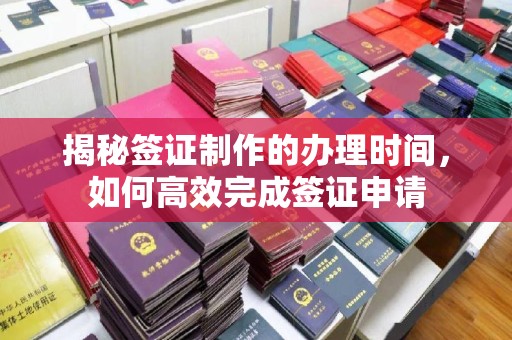 化隆揭秘签证制作的办理时间，如何高效完成签证申请