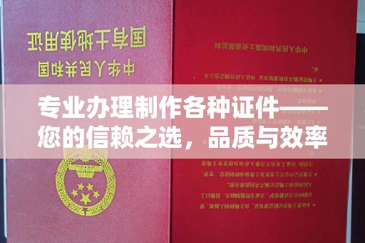 化隆专业办理制作各种证件——您的信赖之选，品质与效率的完美结合